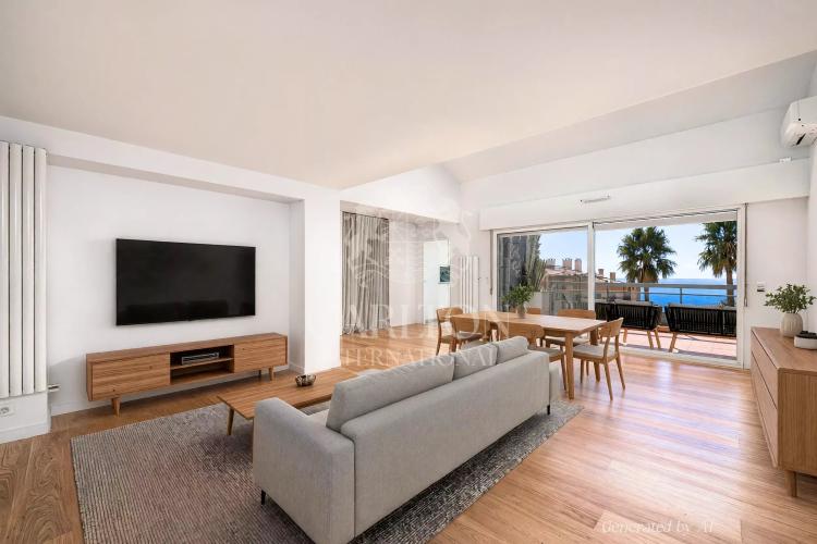 Appartement-Villa Duplex avec vue panoramique sur la mer entre Nice et Villefranche-sur-mer