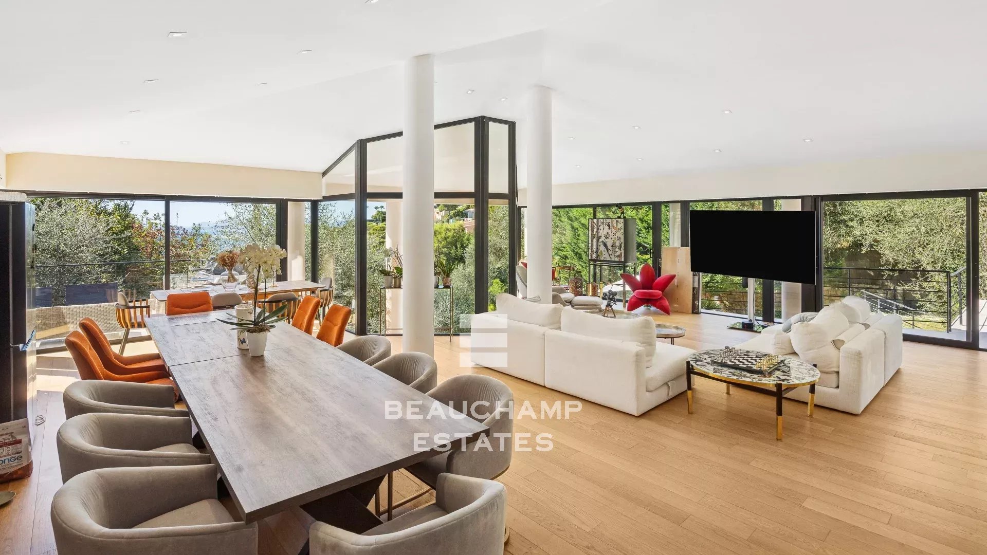 Exclusivité - Villa moderne dans un Domaine privé - Villefranche-sur-mer