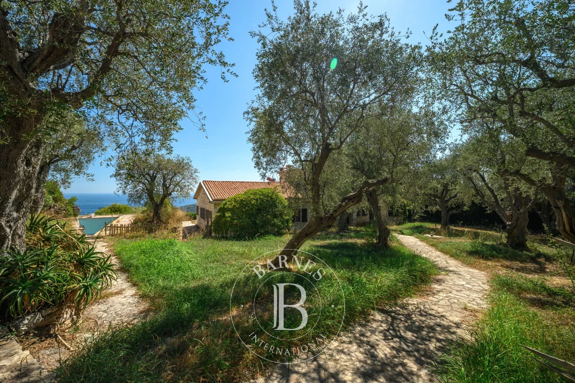 VILLEFRANCHE-SUR-MER - VINAIGRIER - TERRAIN 2 530 M² - VUE MER ET CAP-FERRAT