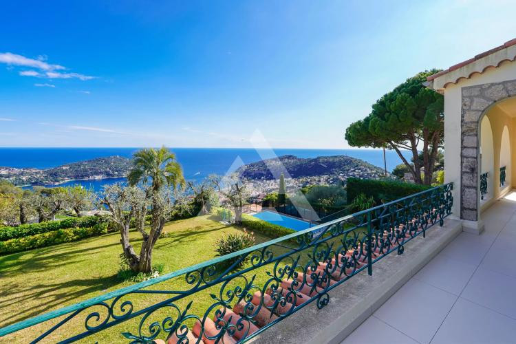 VILLA DOMAINE CASTELLET - VILLEFRANCHE-SUR-MER - VUE MER PANORAMIQUE